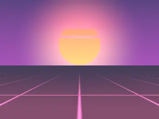 Synthwave Grid